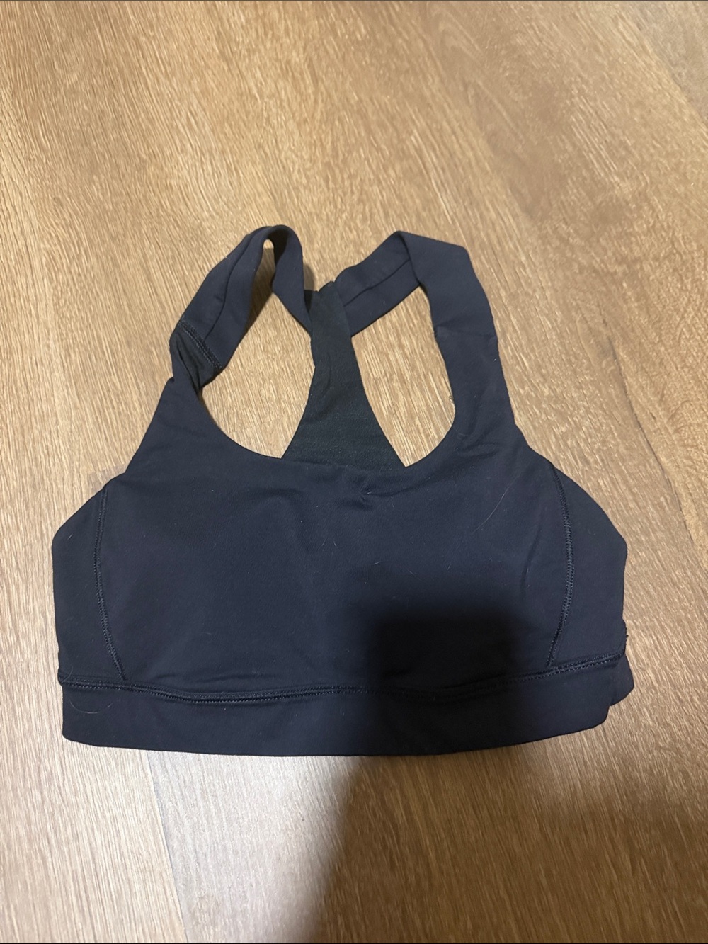 lululemon athletica Black Racerback Sports Bra